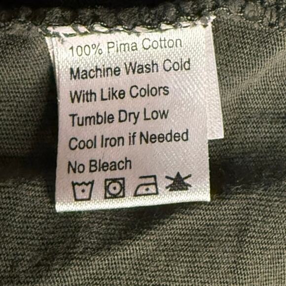 Lilla P Olive Green Long Sleeve V-Neck Faux Wrap Top - XL - Picture 4 of 4